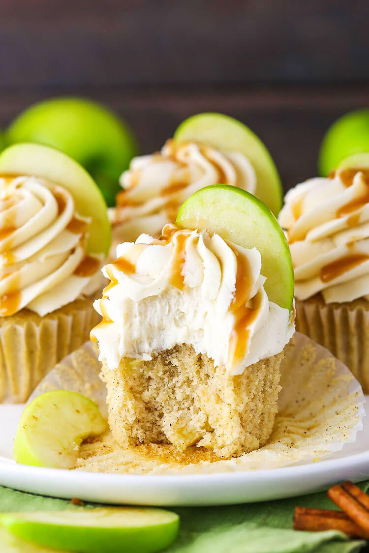 Caramel Apple Cupcakes