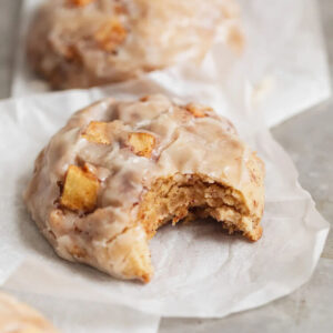 apple fritter cookies