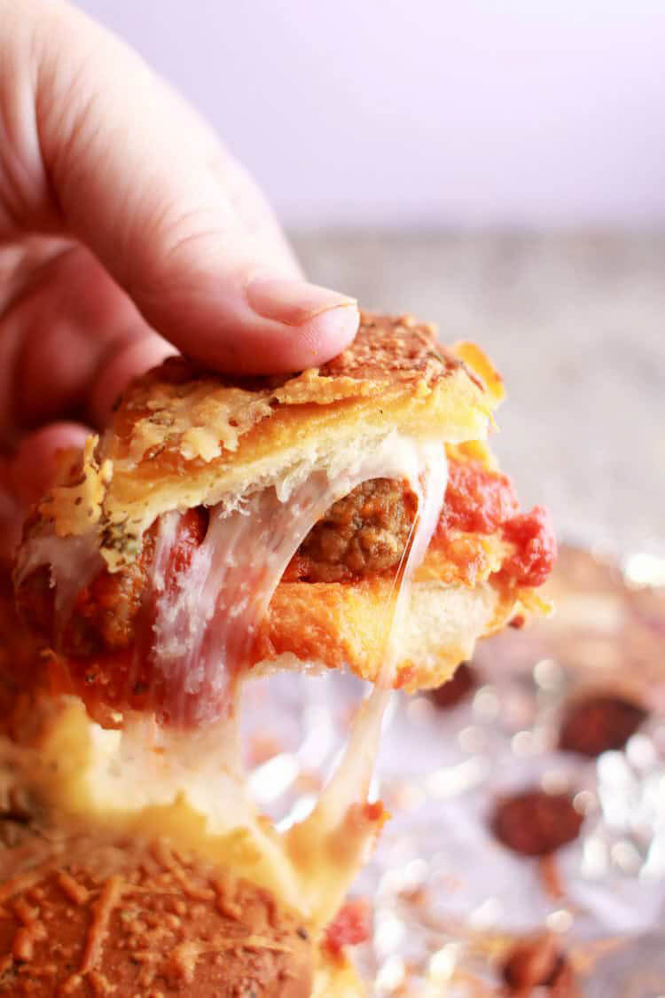 Hawaiian Roll Meatball Sliders