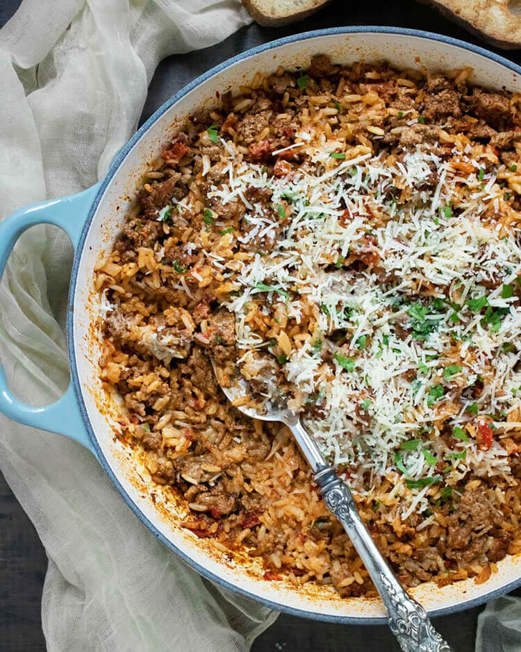 Marry Me Beef and Rice Skillet