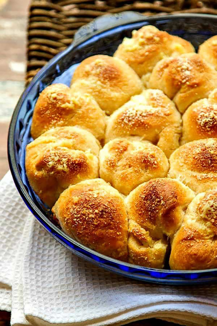 Parmesan Garlic Butter Biscuits