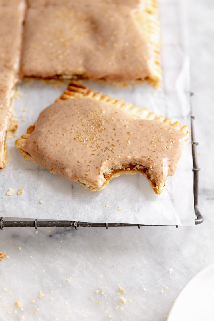 Giant Pumpkin Pop Tart with Maple Icing