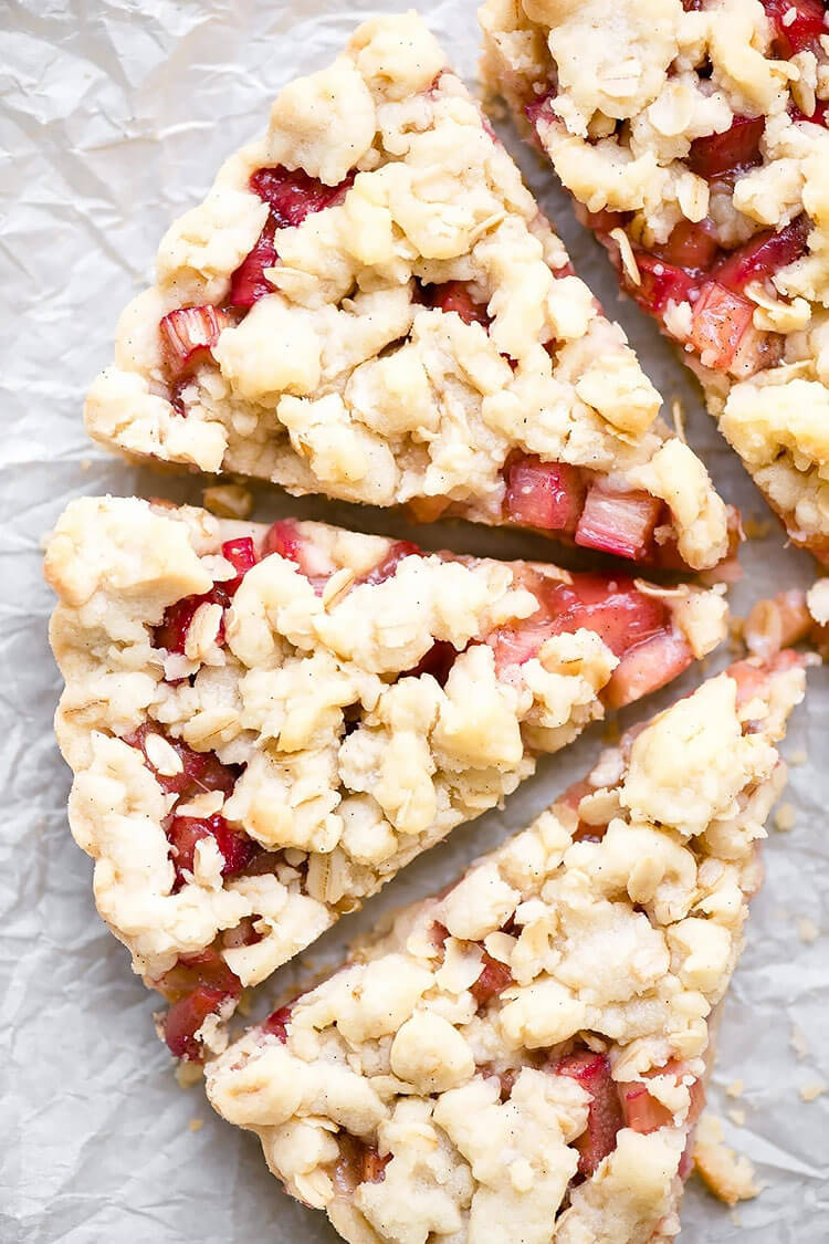 Rhubarb Crumble Tart