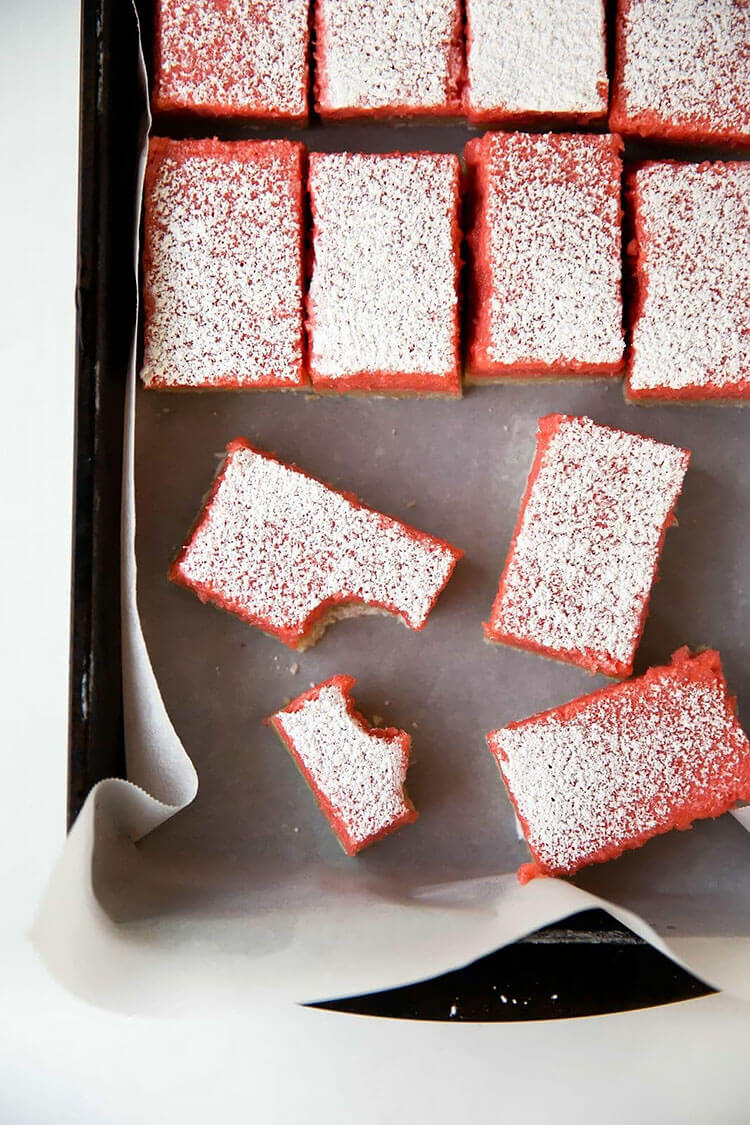 Rhubarb Bars