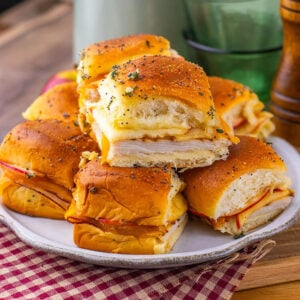 Hot Honey Apple Cheddar Turkey Sliders Feature