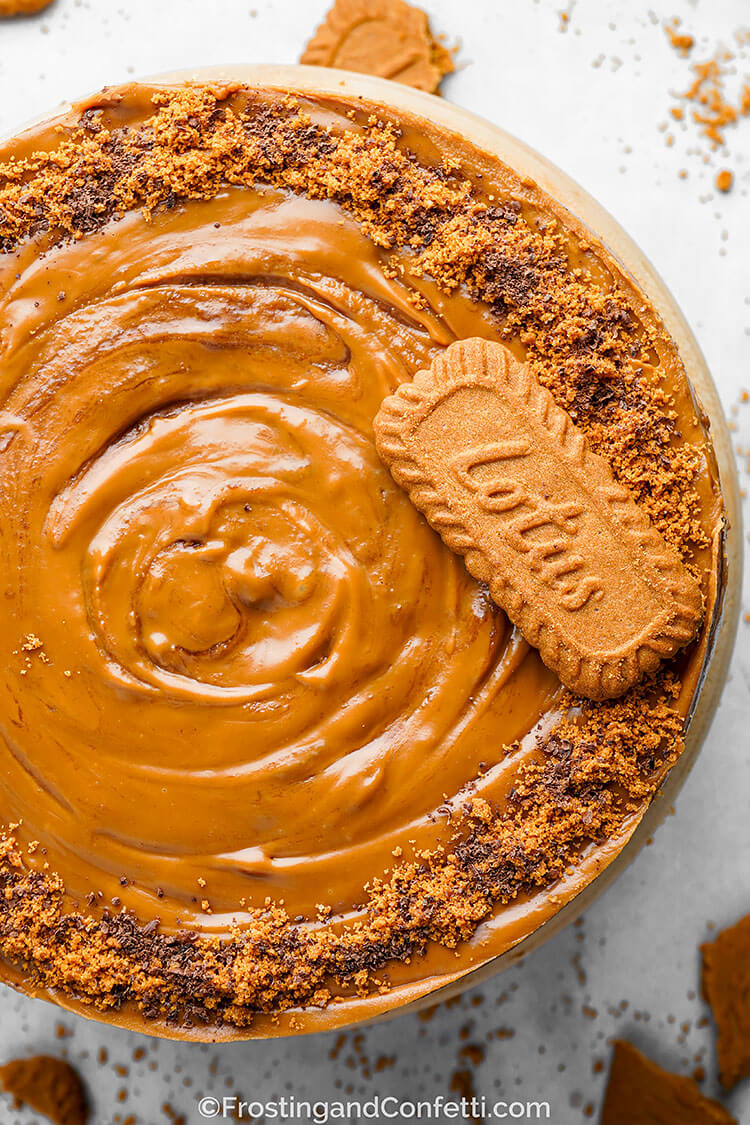 No-Bake Biscoff Cheesecake