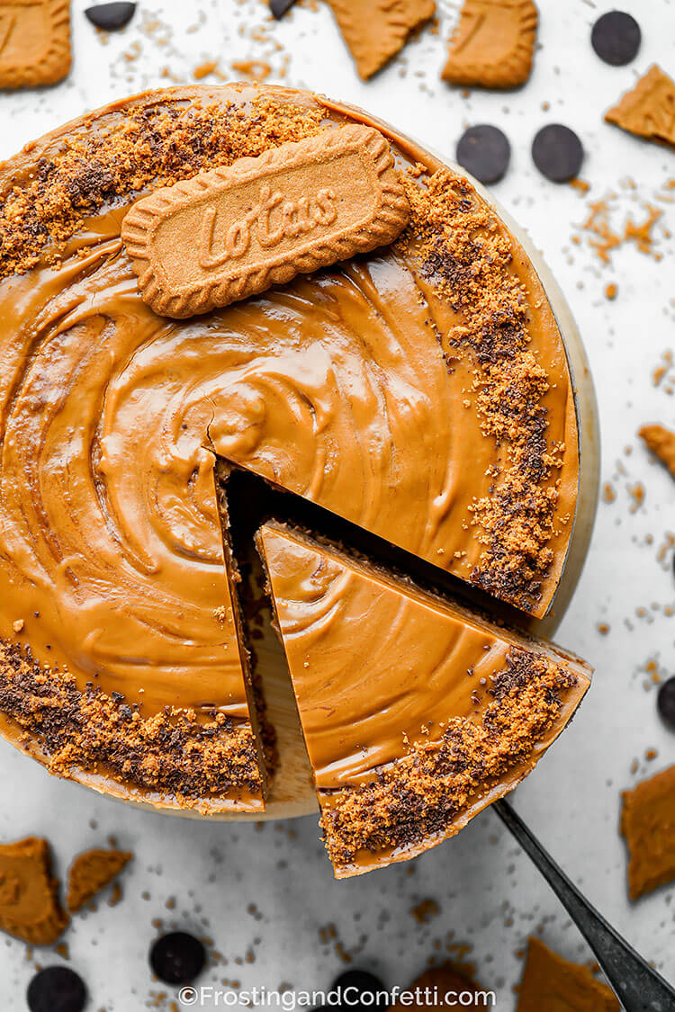 No-Bake Biscoff Cheesecake Serving