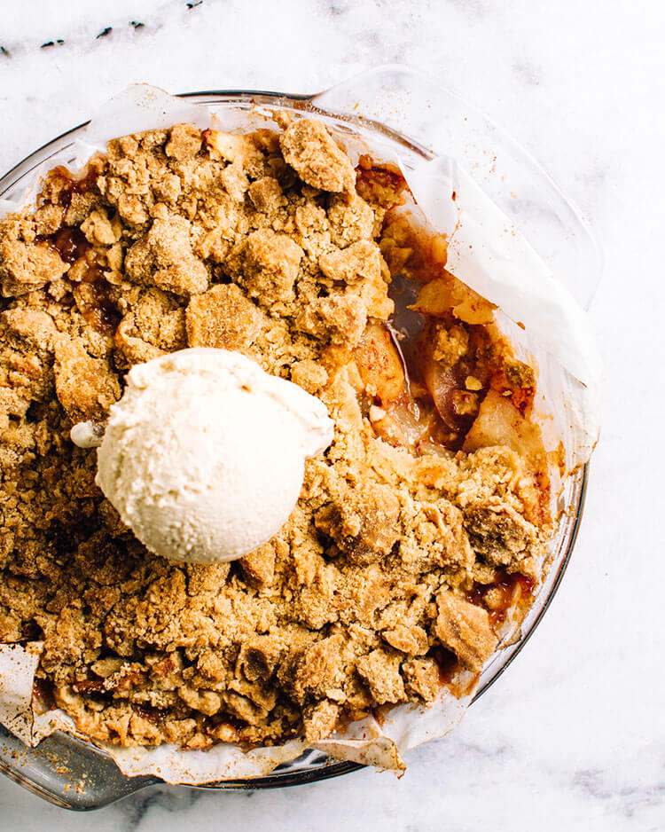 Brown Sugar Pear Crisp