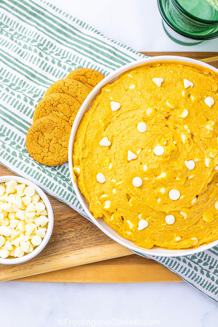 Pumpkin Spice Cookie Dough Dip