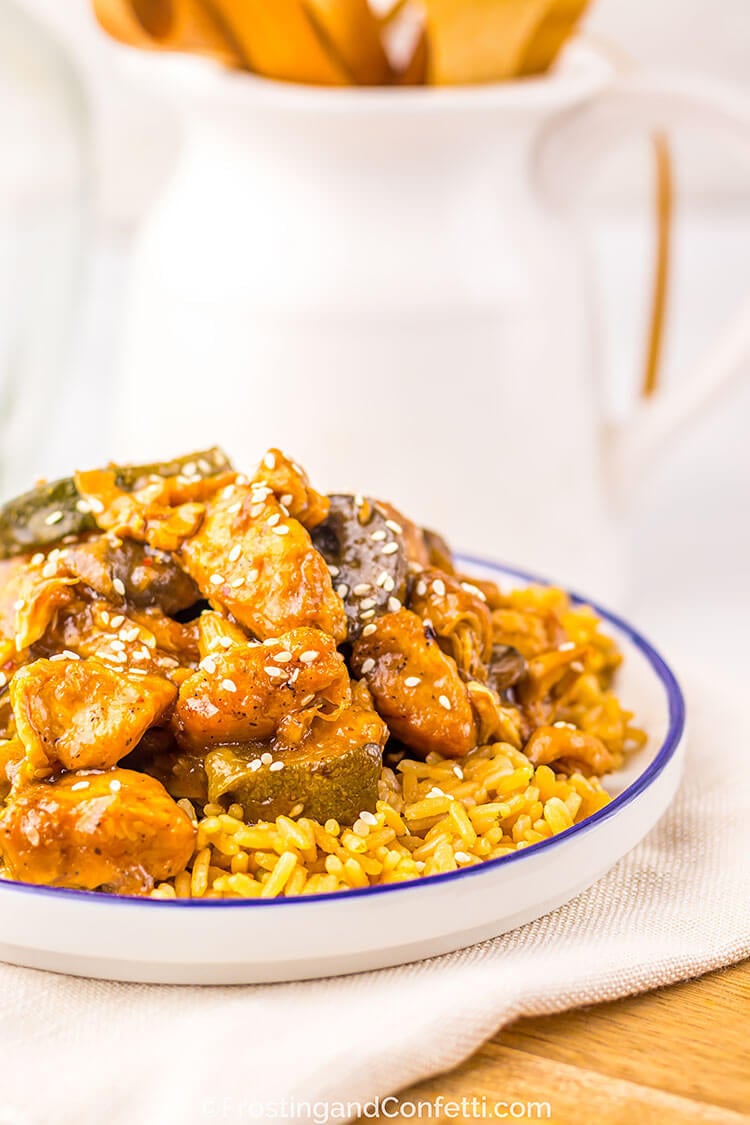 Slow Cooker Copycat Panda Express Mushroom Chicken