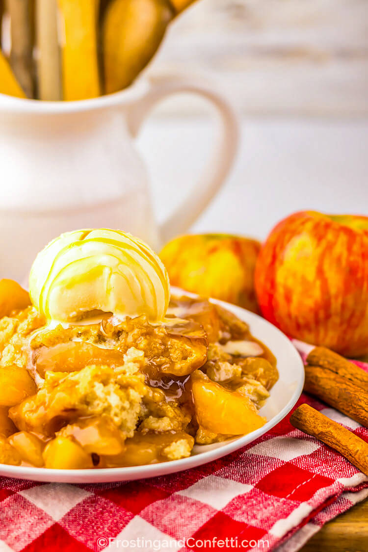 Caramel Apple Cobbler
