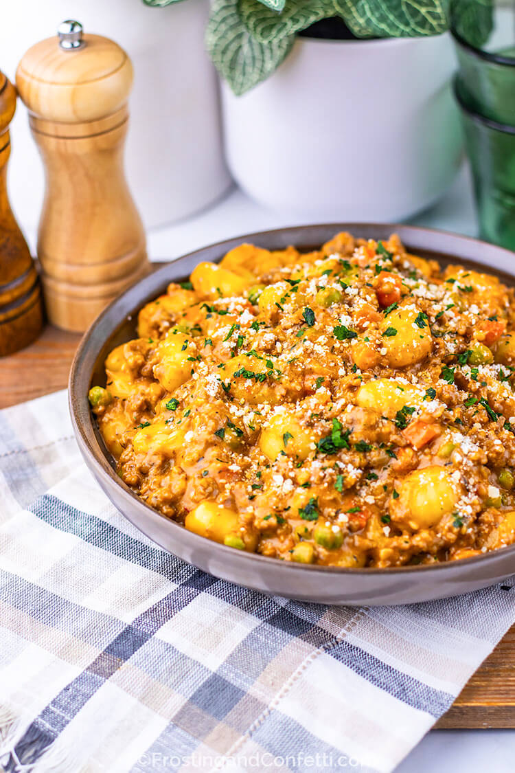 One Pan Gnocchi Shepherd’s Pie
