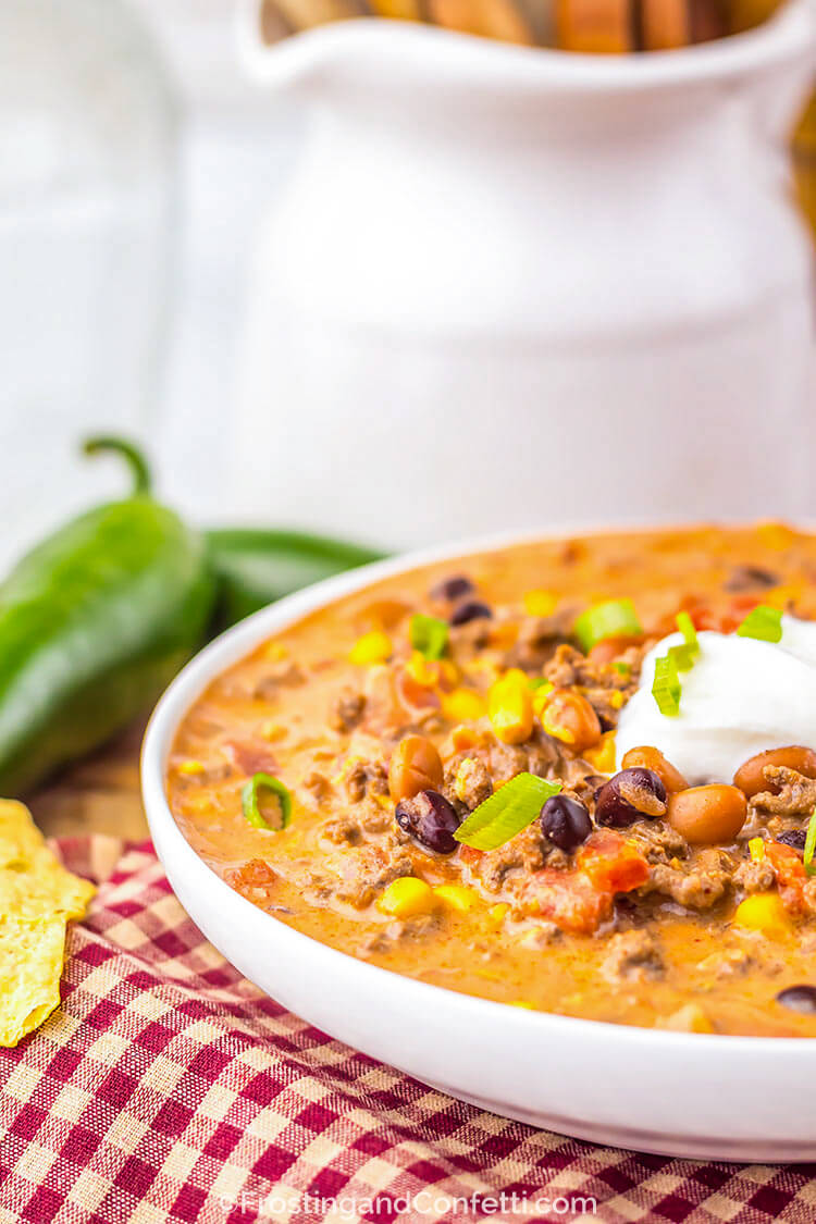Slow Cooker Creamy Taco Soup