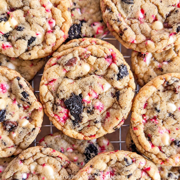 oreo peppermint crunch cookies