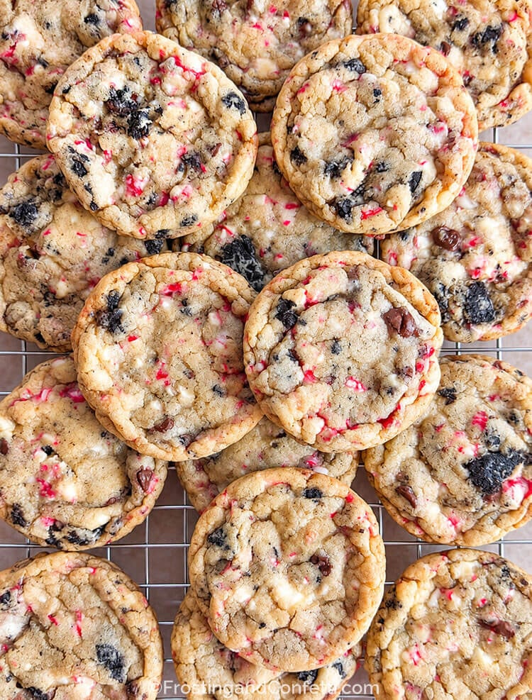 oreo peppermint crunch cookies