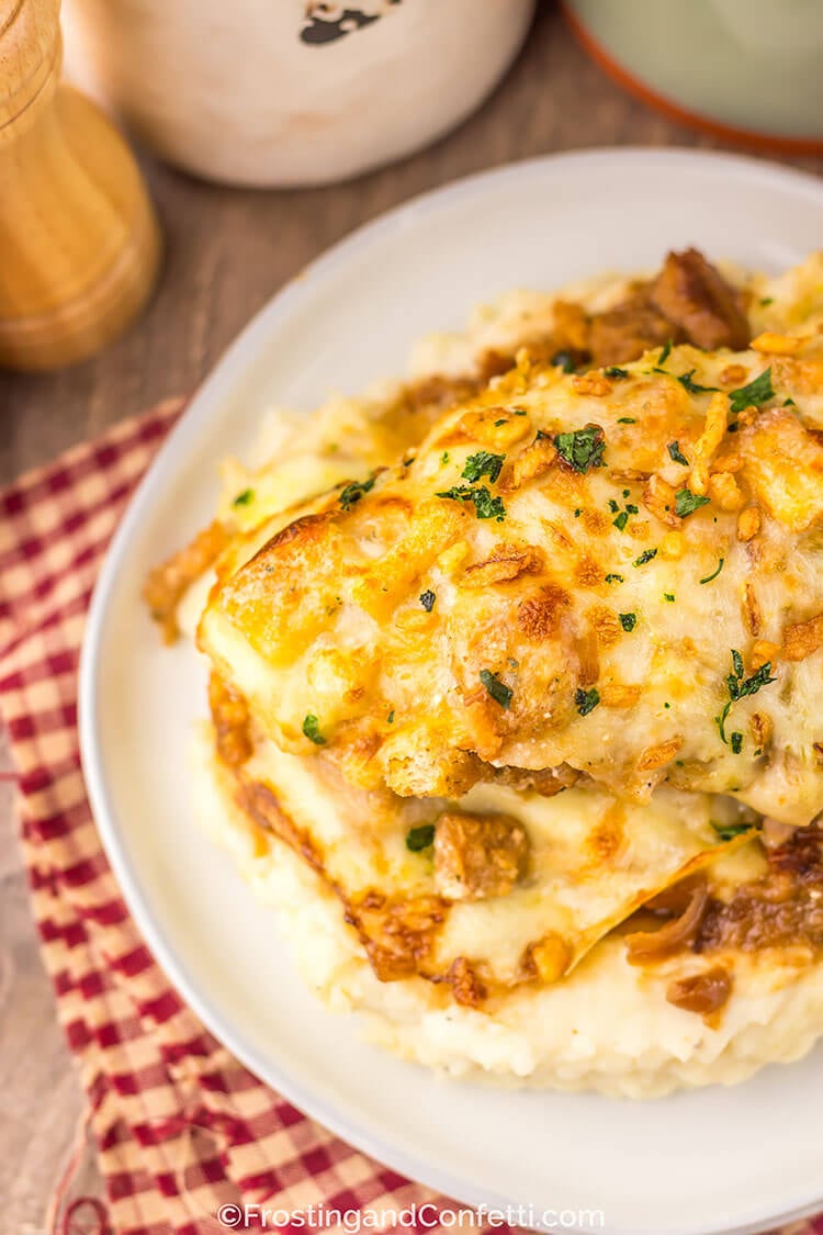 French Onion Chicken Bake