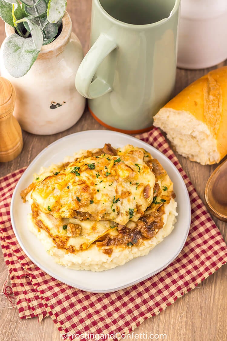 French Onion Chicken Bake