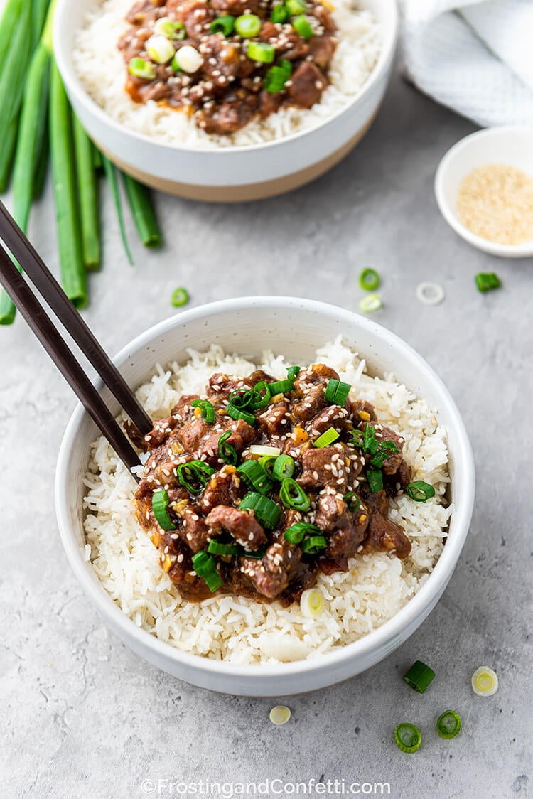 Slow Cooker Mongolian Beef