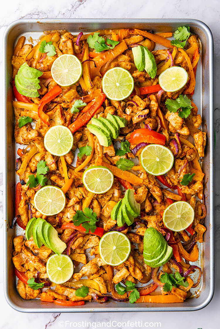 Sheet Pan Chicken Fajitas