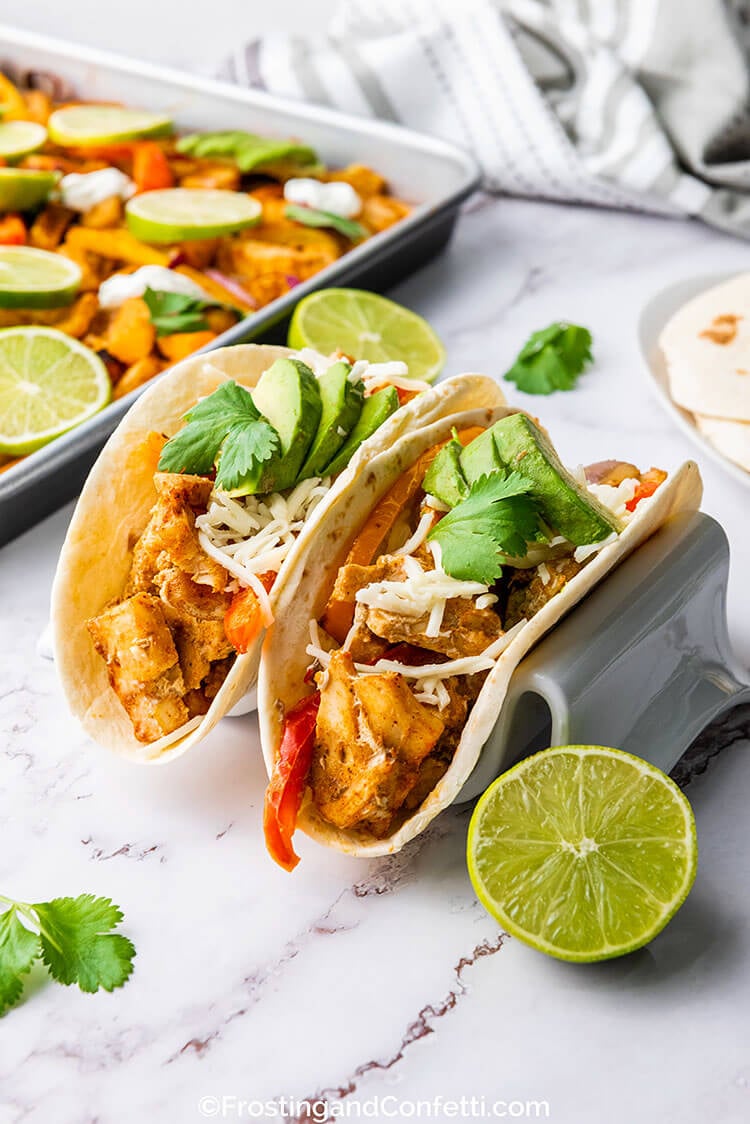 Sheet Pan Chicken Fajitas