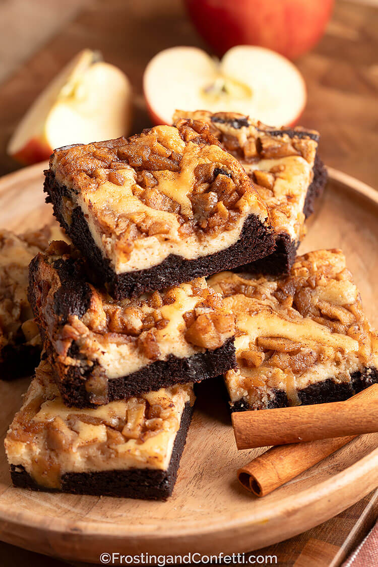 Apple Cheesecake Brownies