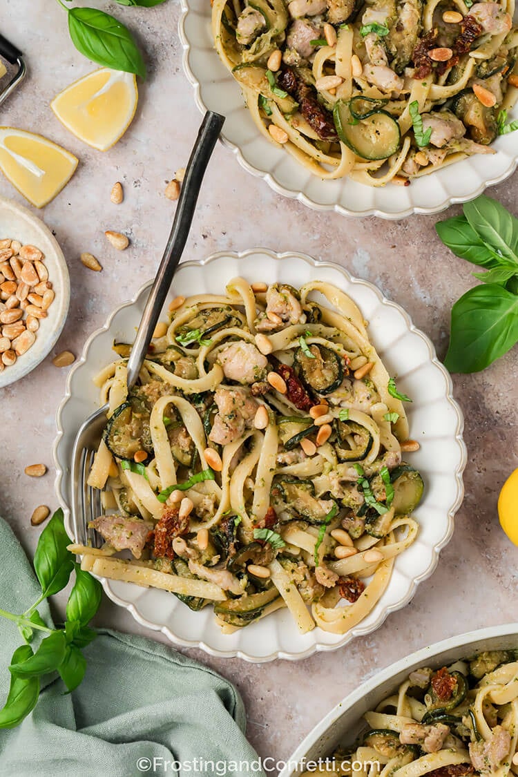 Chicken and Zucchini Pasta