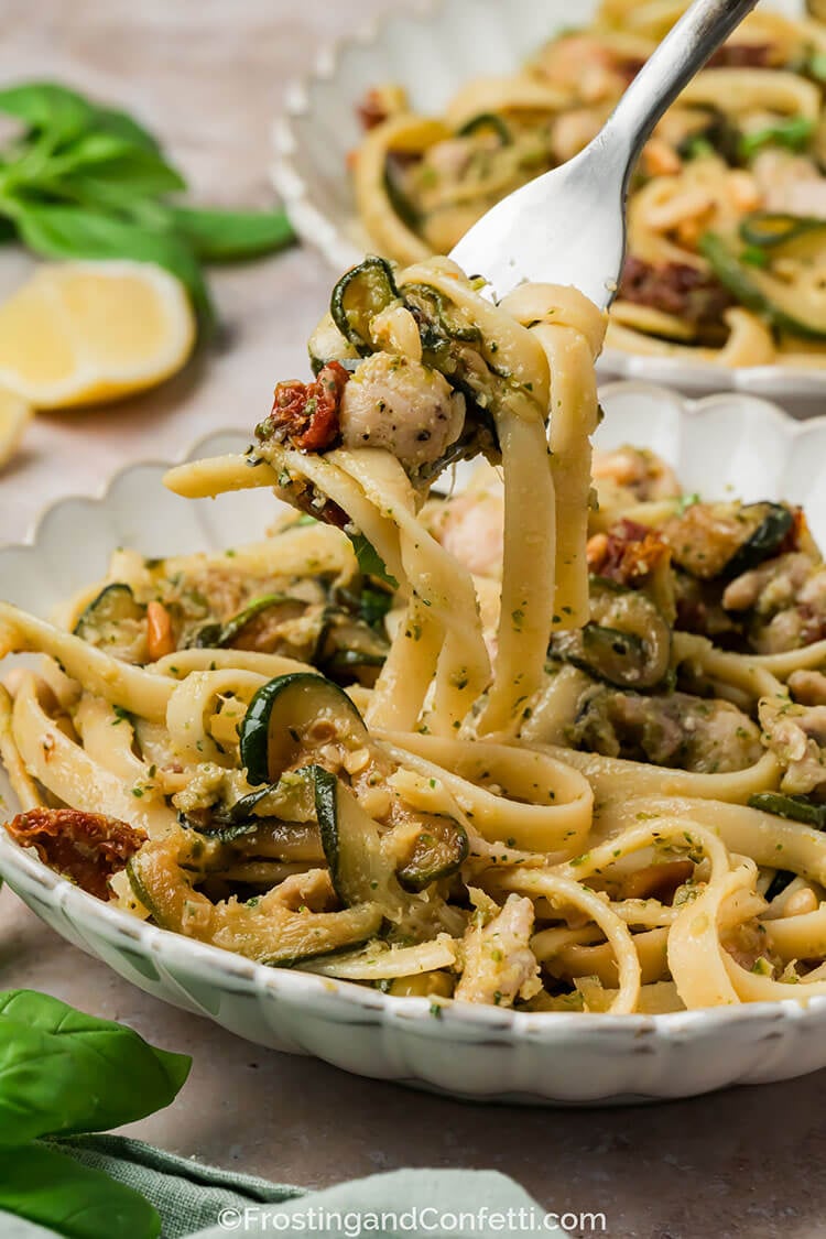 Chicken and Zucchini Pasta