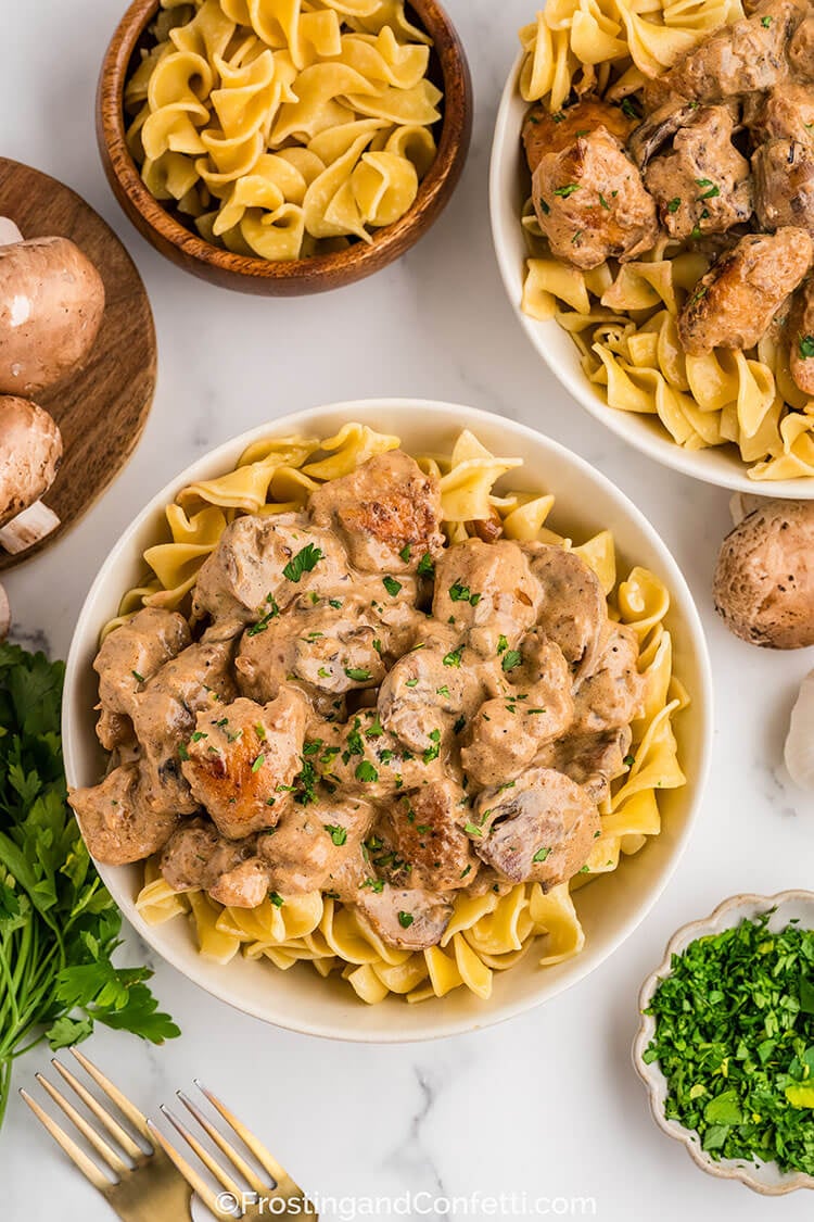 Chicken Stroganoff
