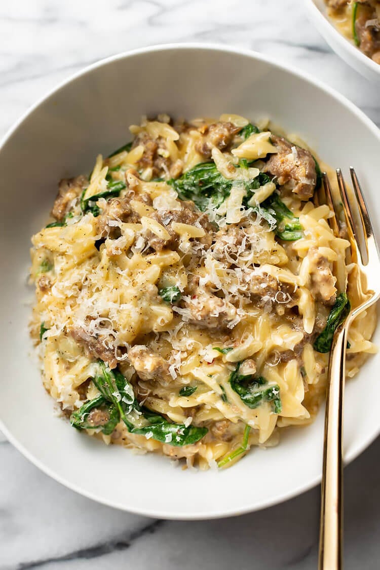 Italian Sausage Orzo